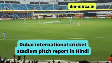 Dubai International Cricket Stadium Pitch Report