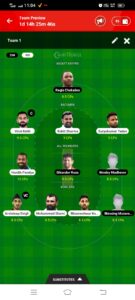India vs Zimbabwe Dream11 team 1