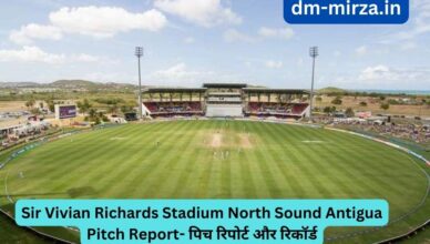 Sir Vivian Richards Stadium North Sound Antigua Pitch Report